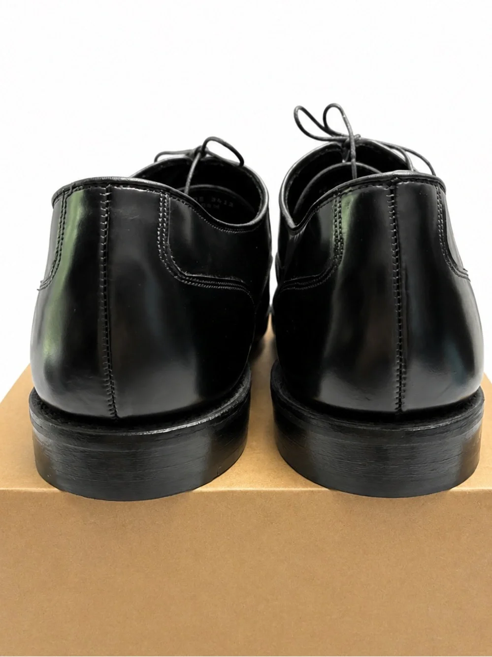 Allen Edmonds Bond Street Men’s Size 14 3E Black Leather Cap Toe Oxford Shoes